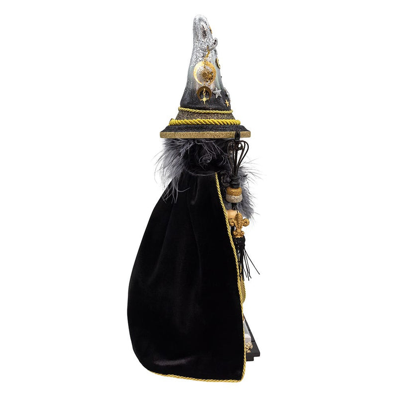Black & Gold Wizard Nutcracker - 18 Inch