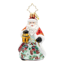 Christopher Radko Little Gem Glass Ornament - Cardinal Kris Kringle