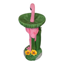 Flamingo Magnesium Bird Bath - 29 Inches Tall - Home & Living >> Garden - by Gerson - view 3