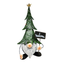Lighted Metal Gnome Figurine -