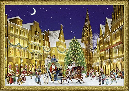 Christmas in Town Standard Size Advent Calendar - The Country Christmas Loft