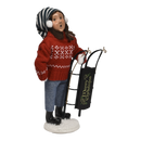 Winter Sports Family - Sledding Girl