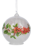 Cardinal Frost LED Glow Ornament - Lantern