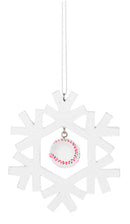 Sports Snowflake Ornament - Baseball
