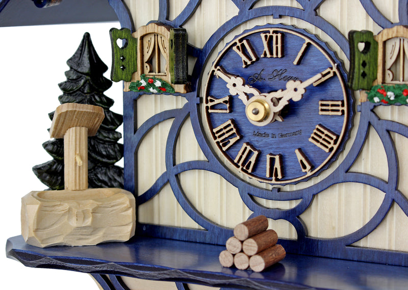 Black Forest Magic - Blue - HerrZeit by Adolf Herr Cuckoo Clock