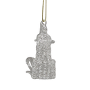Spunglass Ornament - Clear Candlestick