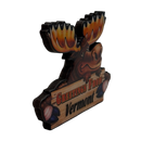 Greetings From Vermont Moose  Magnet