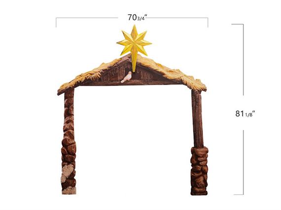 Outdoor Stable for The Real Life Outdoor Nativity