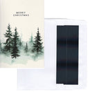 Merry Christmas Watercolor Forest Embossed Card Collection