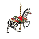 Resin Carousel Assortment Ornament - Zebra