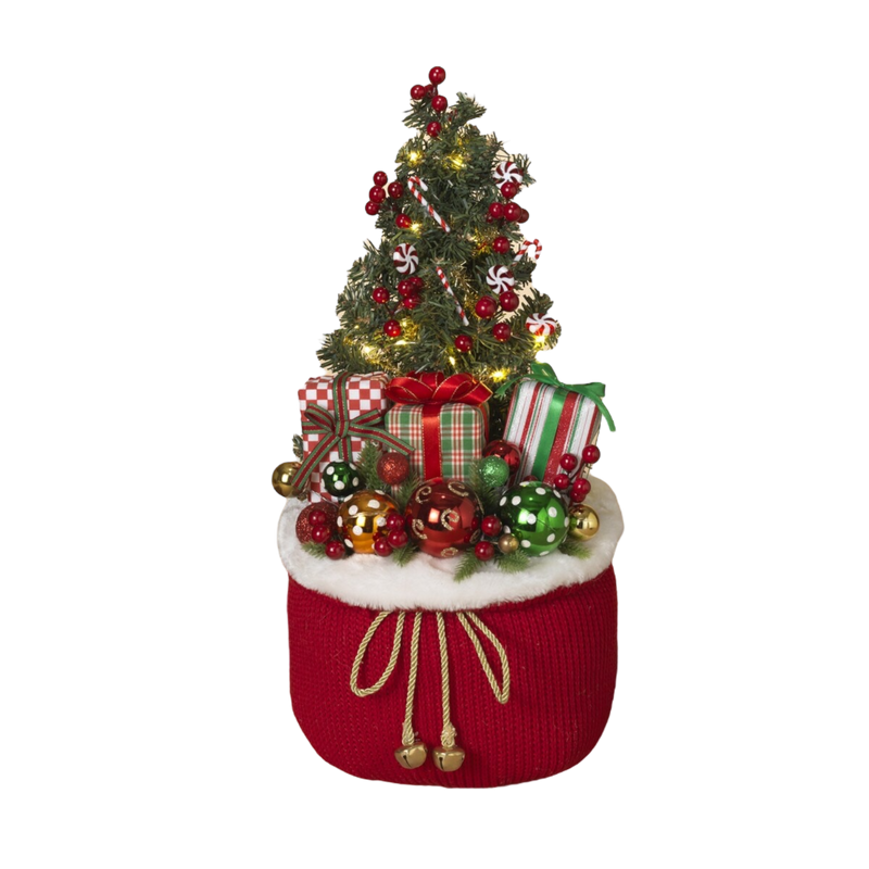 Lighted Holiday Teee Gift Bag