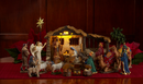 23 Piece 5 Inch Real Life Nativity Set - Includes All People, Lighted Manger, Chest Of Gold, Frankincense & Myrrh - Christmas
