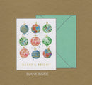 Petite Greetings Card Set (Merry & Bright Ornaments)