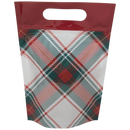 Resealable Treat Bags – Tartan Plaid with Zipper (Set of 12)