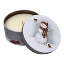 Snowman Sugar Cookie Candle - Warm Holiday Fragrance