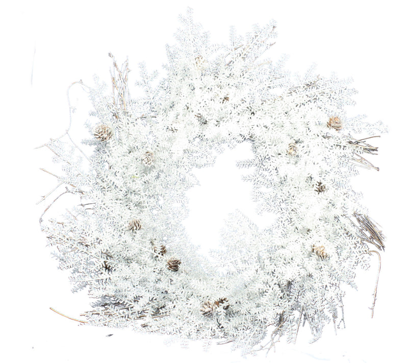 Silver Juniper Wreath - The Country Christmas Loft