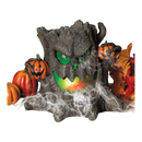 Lighted Smoking Haunted Stump - 12.5 Inch