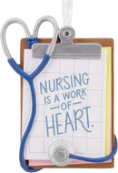 Nursing is a Work of Heart  Hallmark Ornament - Christmas >> Ornaments >> Occupational