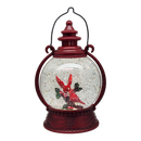 Cardinal Lighted Spinning Water Globe - Getting Ready To Fly