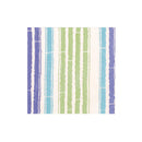 Bamboo Stripe Blue/Green - Cocktail Napkin