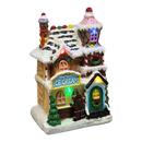 Lighted Resin Gingerbread House - Ice Cream