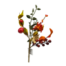 13 inch Faux Autumn Floral Pick With Berries - Home & Living >> Artificial Flowers - by Gerson