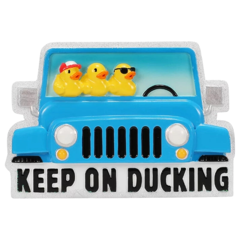 Keep on Ducking Ornament