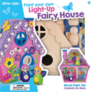 Light-Up Fairy House Wood Craft & Paint Kit - Toy Shoppe >> Arts & Crafts - by Masterpiece Puzzle