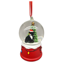 Charming Kitty Snow Globe Ornament - Black Cat