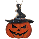 The Grand Jack-O'-Lantern Wooden Ornament - Halloween - by Tii Collections