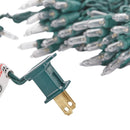 Warm White LED String Lights - 50 Light - Green Wire