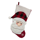 Joyful Santa Plush Stocking - Stockings - by Gerson