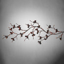 Orange Lighted Halloween Black Garland