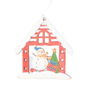 Snowy Cottage Holiday Ornament - Christmas >> Ornaments >> Handmade - by Gerson