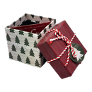 Gift Box Cube for Gift Cards - 3" x 3" -  Tree Farm