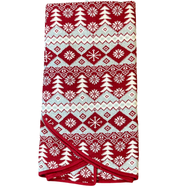 Christmas Sweater Pattern Tree Skirt