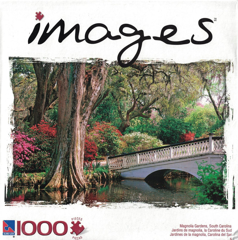 1000 Piece Puzzle - Magnolia Gardens, Sc - The Country Christmas Loft