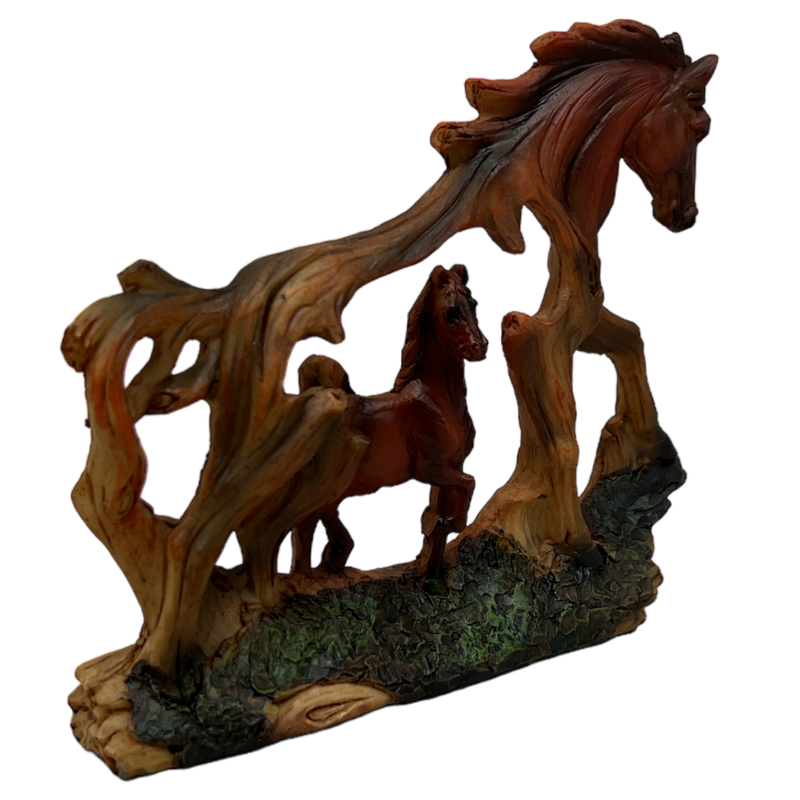 Brown Horse In A Horse Figurine