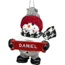 Cozy Snowman Ornament (Letters A - F) -