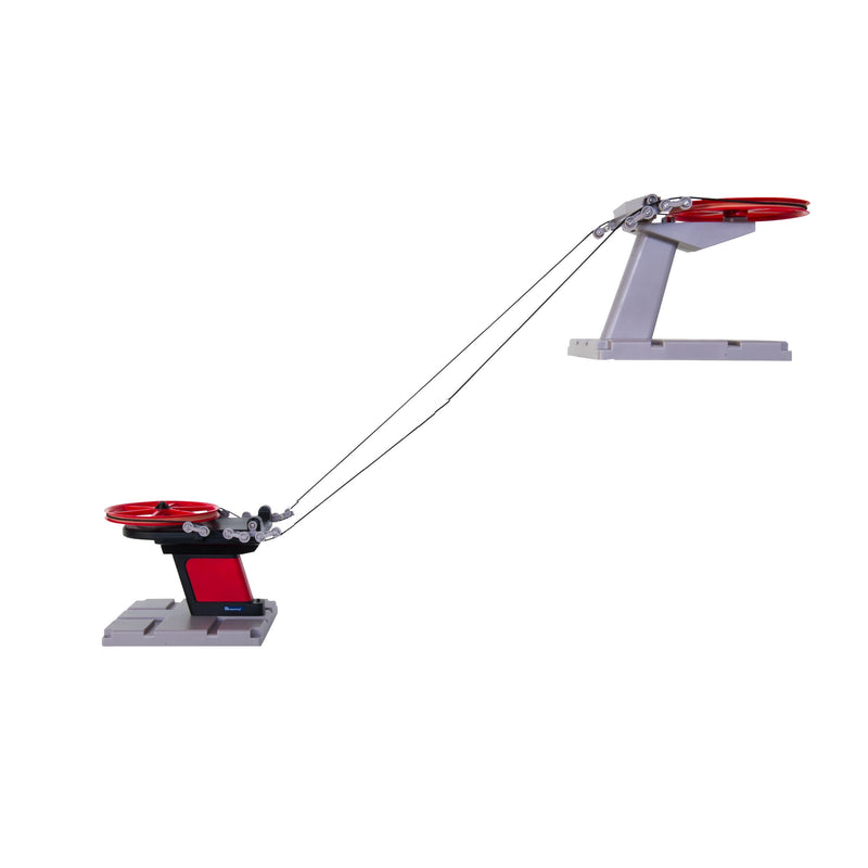 Basic Ski Lift - Black and Red - Base Mount - The Country Christmas Loft