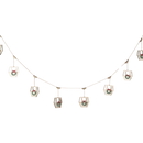 Wood Holiday Gondola Garland - 77 Inches long