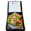 Hand Painted Glass Globe Ornament - A Vermont Covered Bridge