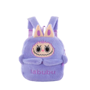 Cartoon Labubu Furry Backpack Children's Plush Backpack - Purple