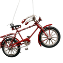 Red Bike Ornaments - Vehicles - by Gallerie II