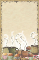 50 Sheet Notepad - Coffee and Muffins - Gift Shoppe >> Book Nook >> Notebooks - by Posies And Such