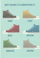 Birthday Card - Grandson  Who is ...