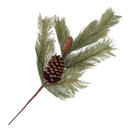 Natural Pine and Pinecone Decorative Pick - 27 Inches