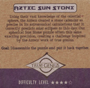 Aztec Sun Stone - Wooden Puzzle - Toy Shoppe >> Puzzles - by Project Genius - view 4