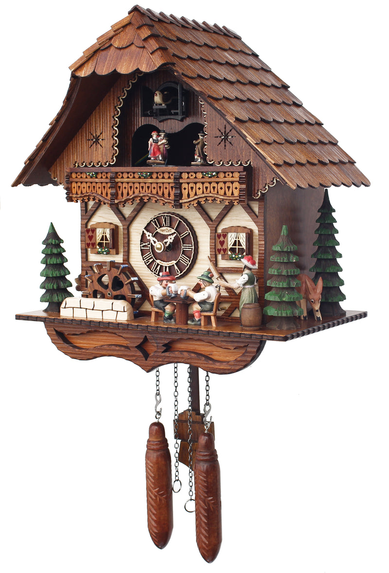 The Tipsy Brothers - HerrZeit by Adolf Herr Quartz Cuckoo Clock