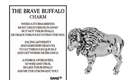 The Brave Buffalo Charm - Gift Shoppe >> Jewelry >> Charms and Worry Stones - by Ganz